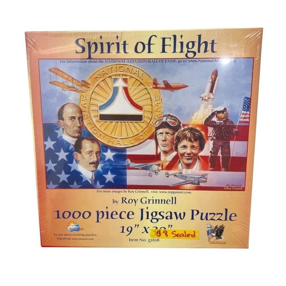 2 Jigsaw Puzzles 1000 Pieces‎ Each NEW & SEALED Mountains Spirit Of Flight READ